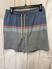 Fair Harbor Men's Size L Gray Swim Trunks