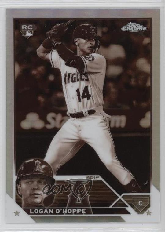 2023 Topps Chrome Sepia Refractor Logan O'Hoppe #188 6u5