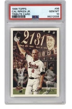 1996 Topps Tribute Card Cal Ripken #96 | PSA 10 | GEM MINT | Free shipping