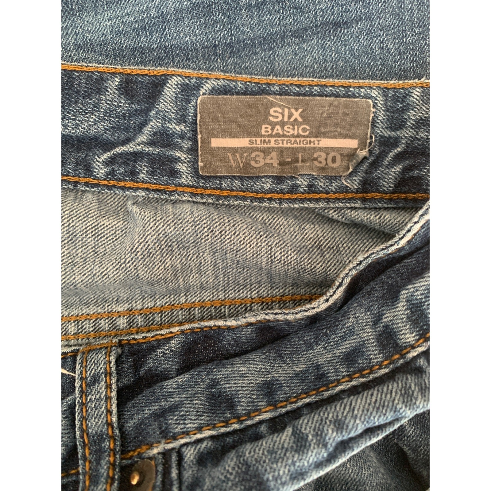 Six Basic Buffalo David Bitton Straight Slim Jean… - image 5