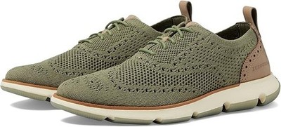 Cole Haan C37899 Size 10 Mens 4.Zerogrand Stitchlite Oxford Tea Leaf/Oil Green