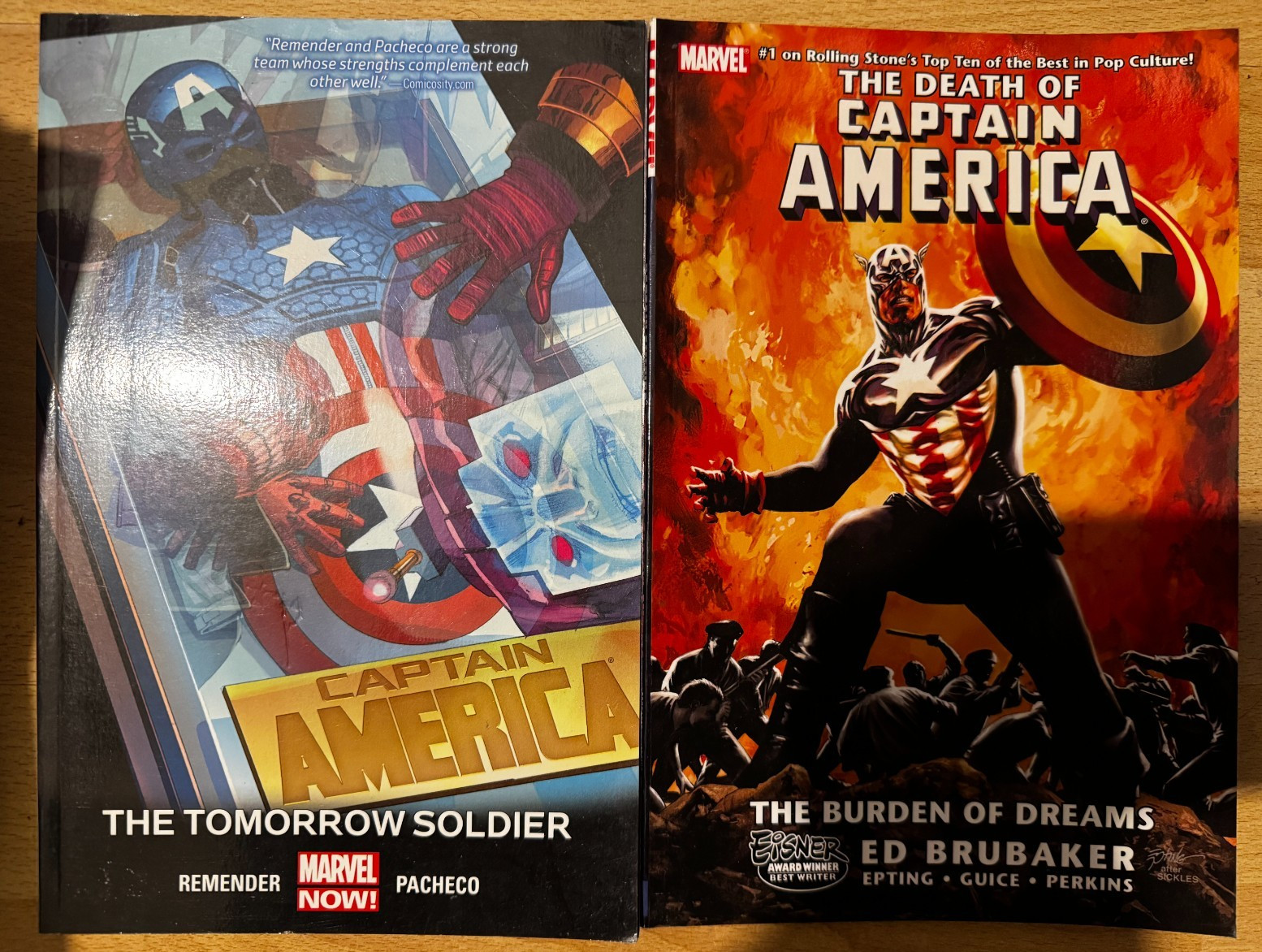 Captain America bundle Tomorrow Soldier Burden of Dreams Paperback Marvel