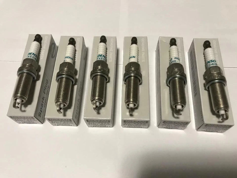 Оригинальные свечи зажигания Denso для Infiniti 22401-JK01D FXE24HR11 3457 6 шт. от оригинального производителя - Изображение 2 из 3