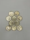 Lot Of 10 1964 Kennedy Half Dollars 90% Silver