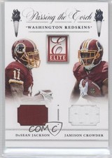 2015 Donruss Passing the Torch Memorabilia DeSean Jackson Jamison Crowder 0e1