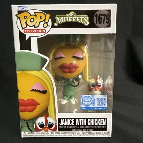 Funko Pop! Vinyl: The Muppets - Janice with Chicken (Exclusive) #1679 Television