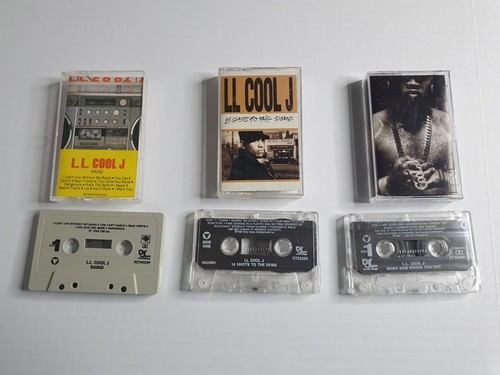 3x LL Cool J Cassette Tapes LOT Mama Said 14 Shots To The Dome Radio