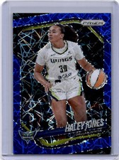 2025 Panini Prizm WNBA #43 Haley Jones Blue Velocity Prizms