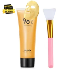 Gold Peel off Mask, 24K Gold Face Mask, 24K Gold Peel off Mask, Anti-Aging Gold