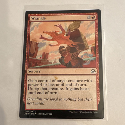 Wizards of the Coast MTG Wrangle Aether Revolt #101/184 Regular Red Common EN