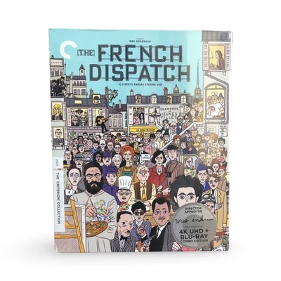 Criterion Collection THE FRENCH DISPATCH 4K UHD + Blu-ray Digipack