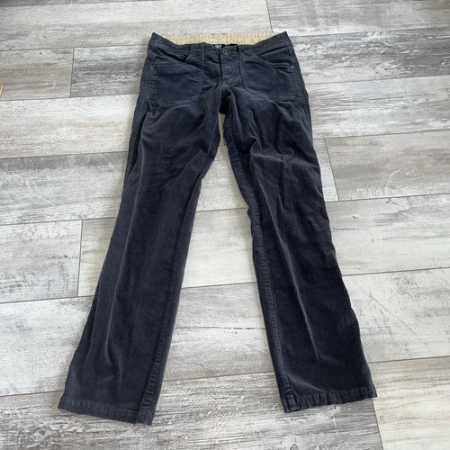 Kuhl Kory Corduroy Pants Womens Size 8 Regular Dark Gray Straight Leg Pockets - Picture 2 of 13