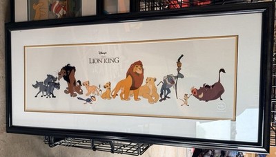 Disney The Lion King Framed Art Print Character Group Artwork Disney Franchise