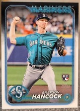 2024 Topps Series 1 #39 Emerson Hancock RC Rookie Baseball Card. rookie card picture