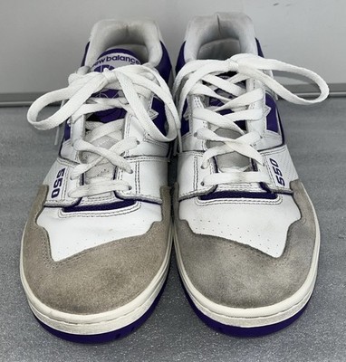 New Balance 550 White Purple Size 9.5 BB550WR1 2021