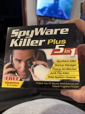 Cosmi Spyware Killer Plus 5 in 1 - CD w/Reg Code! Brand New Sealed HTF