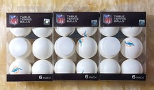 Miami Dolphins Table Tennis Balls 18 pack Collegiate Series Ping Pong Balls
