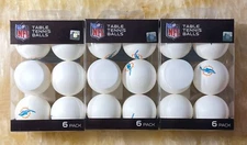 Miami Dolphins Table Tennis Balls 18 pack Collegiate Series Ping Pong Balls