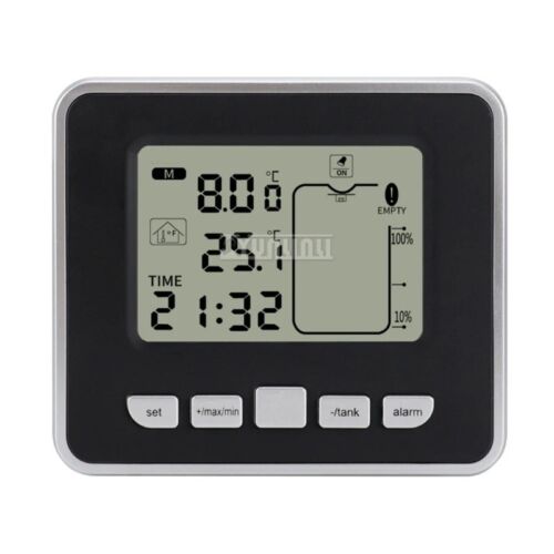 Serbatoio Ultrasuoni Wireless con Sensore di Temperatura Misuratore Livello Acqua Tempo - Foto 2 di 23