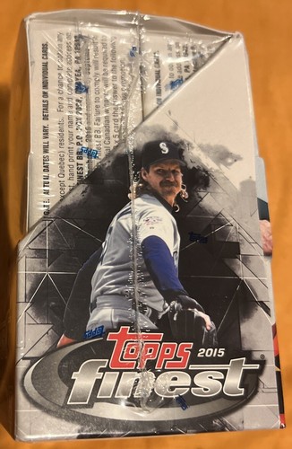 2015 Topps Finest Baseball Hobby Box Factory Sealed, 2 Chrome Autos/Master Box - Picture 5 of 6