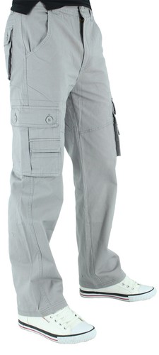 Pantaloni da combattimento cargo Lee Cooper da uomo designer, pantaloni nuovi era jeans, cinesi - Foto 8 di 18