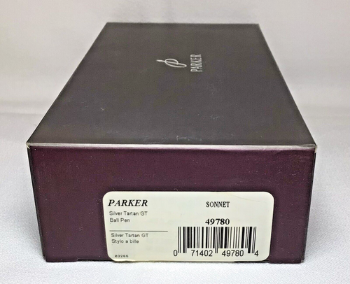 Bolígrafo Parker Sonnet Silver Tartan G/T nuevo en caja producto Parker#49780 - Imagen 5 de 10