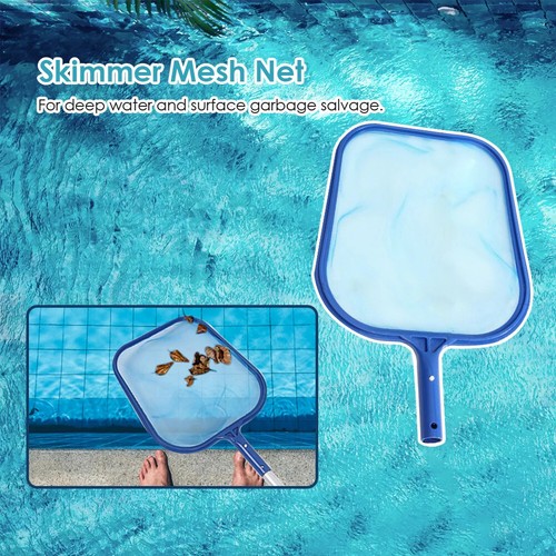 Laubskimmer Schwimmbäder Reinigungsnetz SPA Müllskimmer Rechen Laubgitter tief - Bild 5 von 24