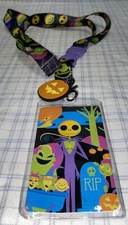 Disney Exclusive Nightmare Before Christmas Lanyard W/ Charm