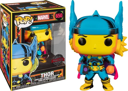 Figur Funko POP! Marvel Black Light Thor Vinyl Figure Exclusive