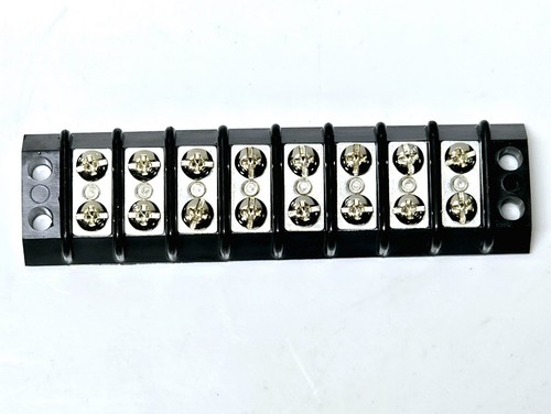 Five Marathon 671-GP-08 Terminal Block, 2 Row, 8 Positions, 12-22 AWG, 20A, 250V - Picture 6 of 6