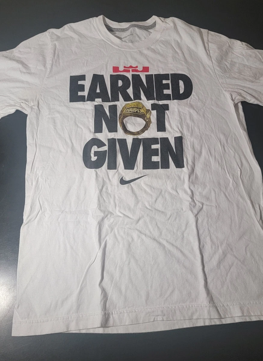 Earned not given clearance lebron