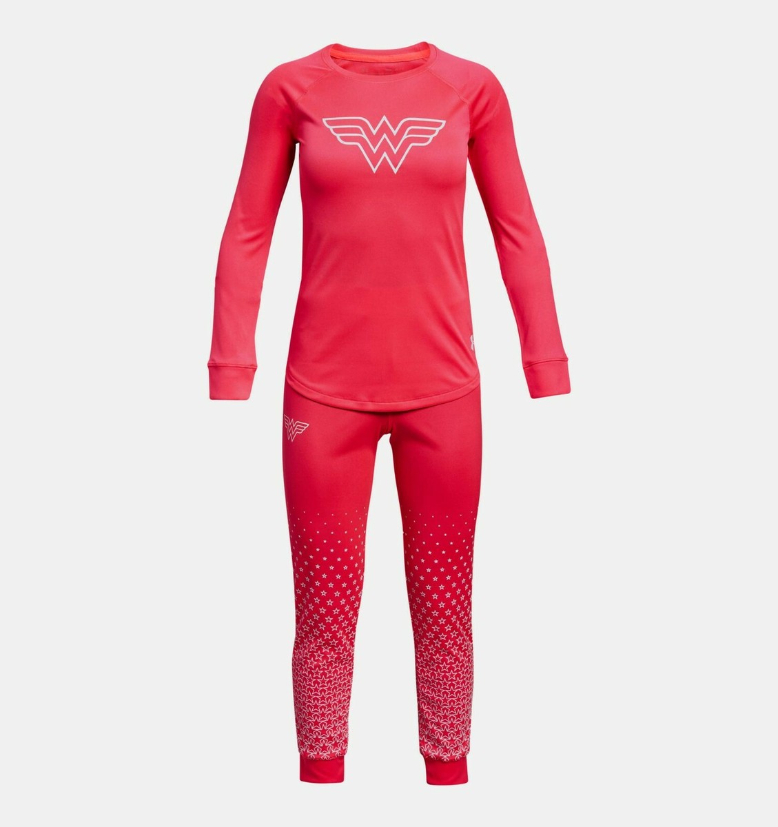 Under Armour Tech 2PC Wonder Woman girls' set top leggings NWT L
