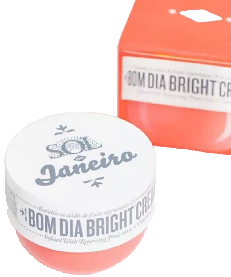 240ml Sol Janeiro Bom Dia Bright Cream Vitamin C Exfoliates/Brightens
