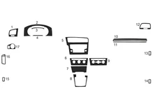 Wood Look Dash Trim Kit for Volkswagen Golf Mk7 2012-2019 Auto Interior Panel