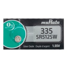 Murata 335 SR512SW 1.55V Silver Oxide Watch Battery 1 Battery