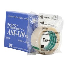 ASF-110FR PTFE Film Adhesive Tape 0.08mm 25mm 10m for Pressure-bonded Heat Seals