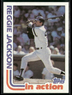 1982 Topps Reggie Jackson #301 New York Yankees