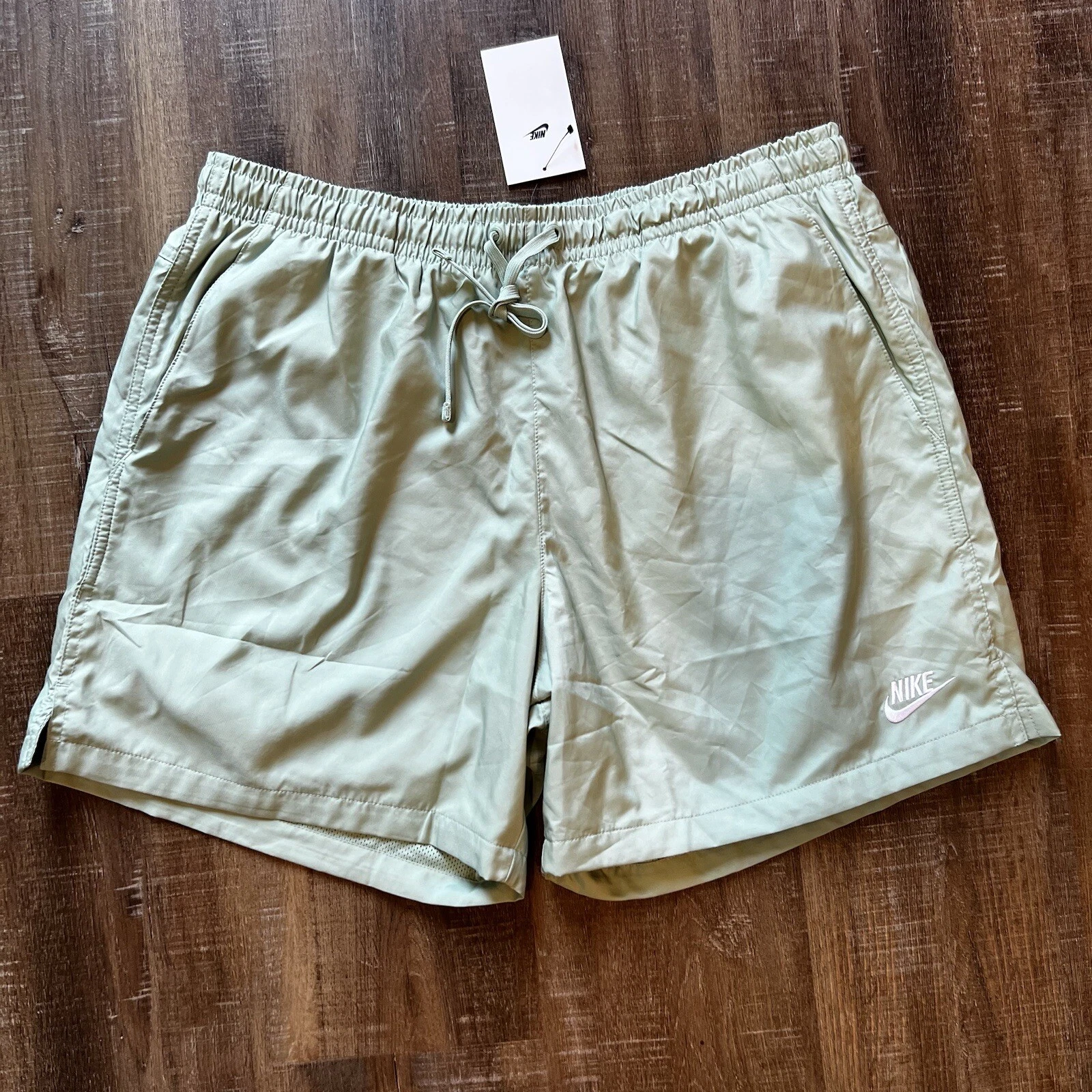 Nike Shorts XL Mens Club Essential Flow Woven Teal $50