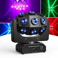 18X15W Moving Head Light Beam RGBW 360 Rotation DJ Light DMX Overheat protection