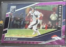 2022 DONRUSS ELITE PURPLE FIELD VISION JOHN ELWAY 58/75