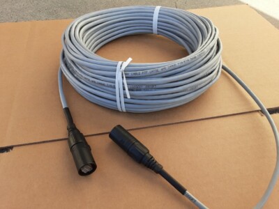50 FT  PRO CAT5E Tactical Shielded w/Neutrik Ethercon RJ45 Digital Audio Cable