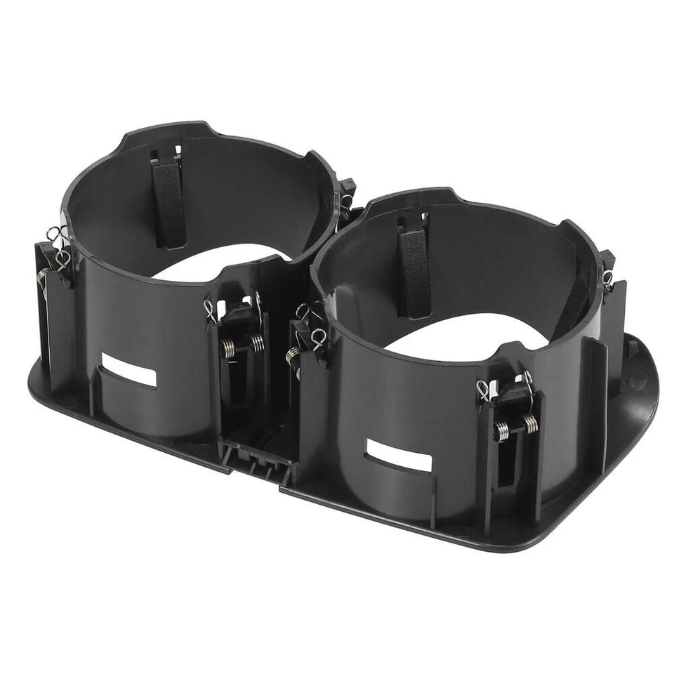 Portavasos doble delantero para Mercedes-Benz W205 C205 C43 AMG C200 2015-2018 negro Foto 4 de 4