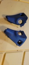 1988-91 Honda Civic Rear Trunk Tailgate Strut Cover Trim Black Pair