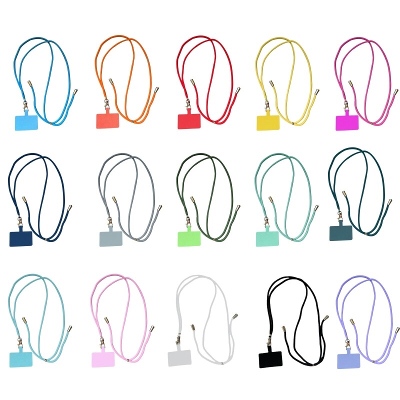 Universal 59in Long Adjustable Phone Lanyard Anti-lost Cellphone Chain Strap