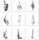 Silver Sports Charm Pendant 925 Sterling Sport Jewellery Gift
