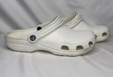 Crocs Classic Clog White Unisex Slip On Shoe Water Friendly Sz Mens 8 Women s 10