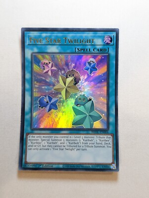 Five Star Twilight - BROL-EN006 - Ultra Rare 1st Edition - Yugioh | eBay  Australia