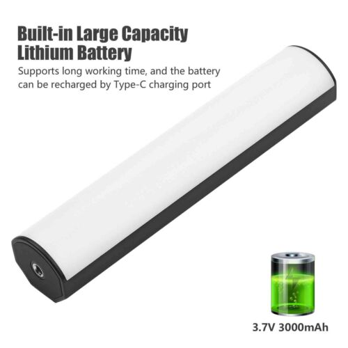Portable RGB Tube Light Magnetic LED Video Light 2500K-9000K 3000mAh with Tripod - Picture 3 of 12