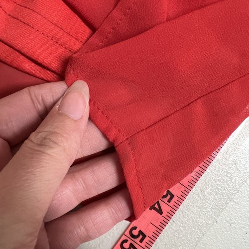 Kimcine Womens Red Jumpsuit Size S Lace Top Crisscross Back Lined Formal Prom - Picture 11 of 20