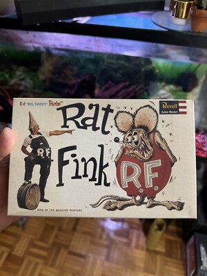 Vintage Revell 2001 Rat Fink w/ Patch Ed Roth Model Kit Complete | eBay
